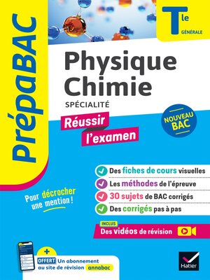 cover image of Physique-Chimie Tle générale (spécialité)--Prépabac Réussir l'examen--Bac 2024